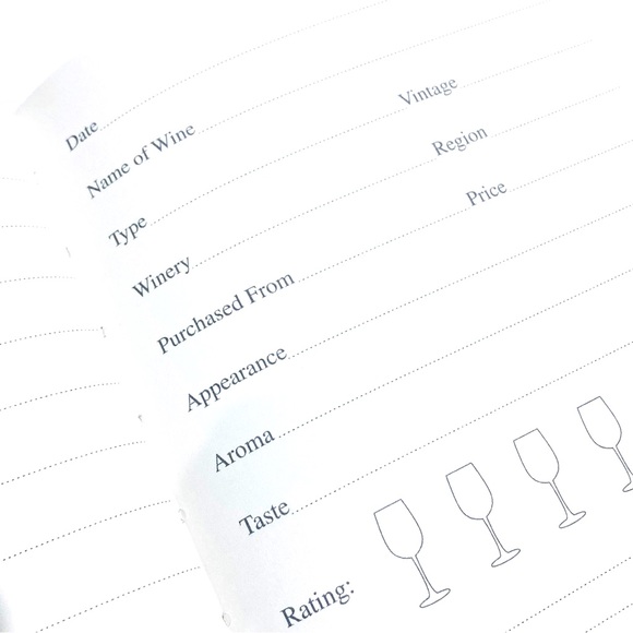 Hallmark Hardback Wine Journal - Picture 3 of 3